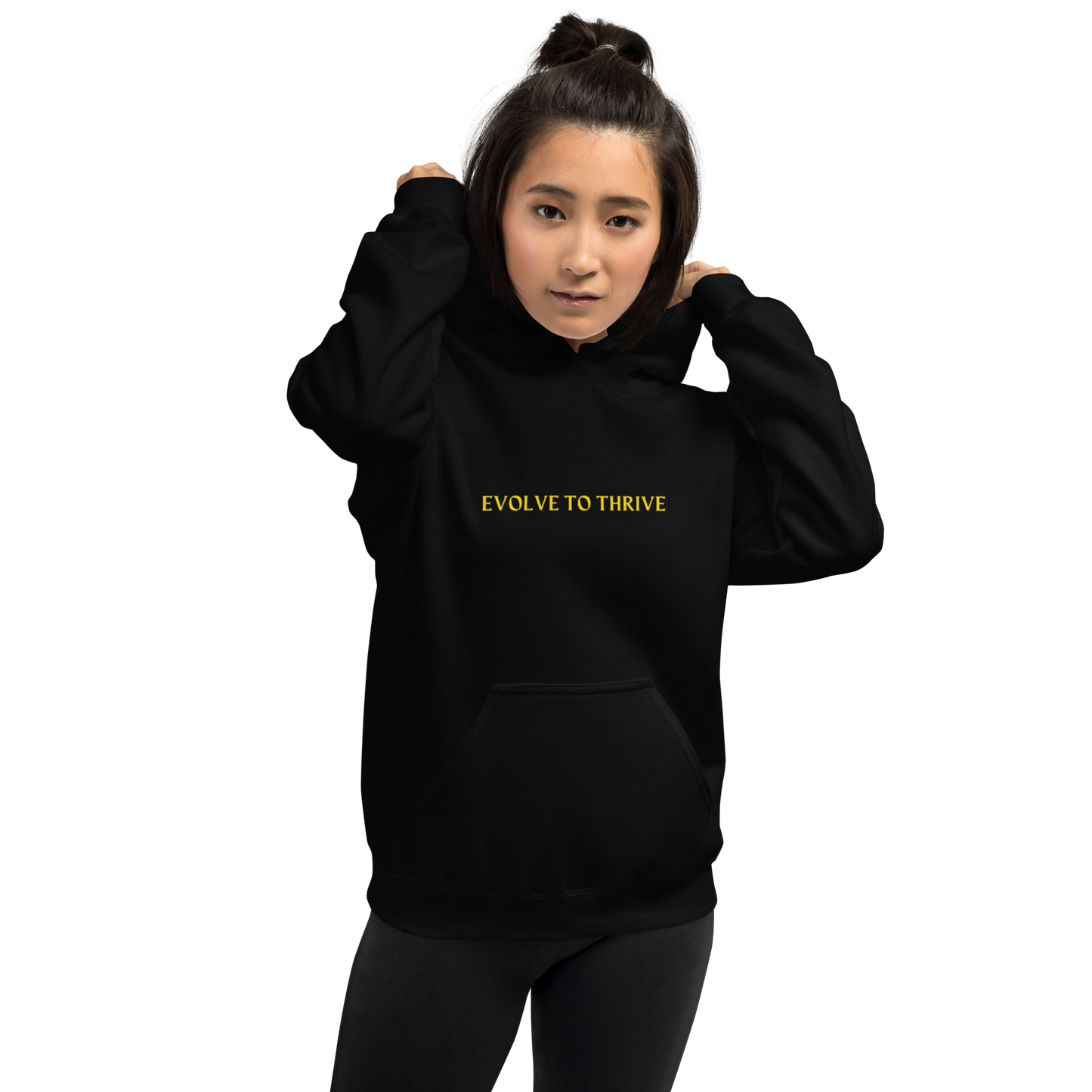 Evolve To Thrive Black Unisex Hoodie