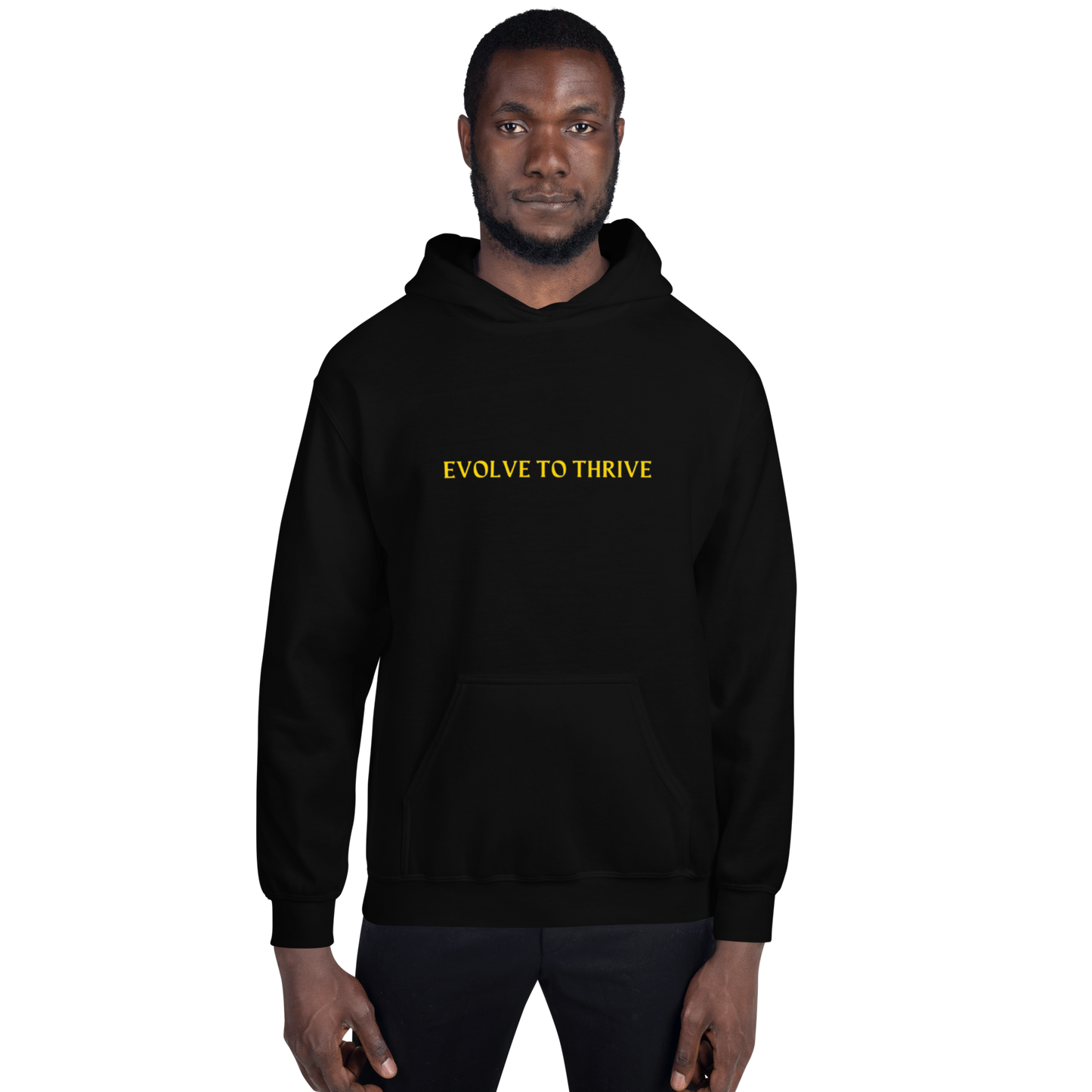 Evolve To Thrive Black Unisex Hoodie