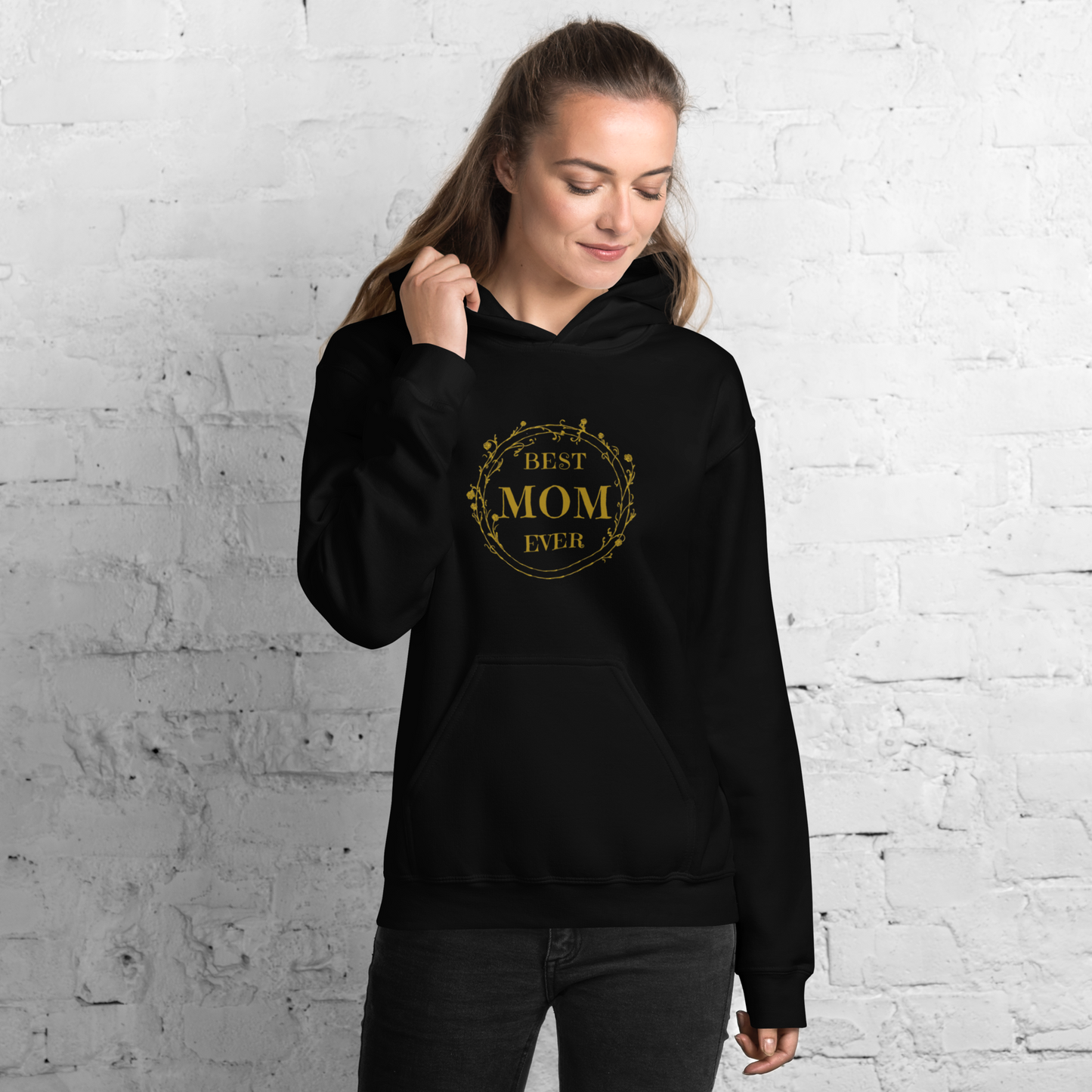 Golden Best Mom Ever Unisex Hoodie