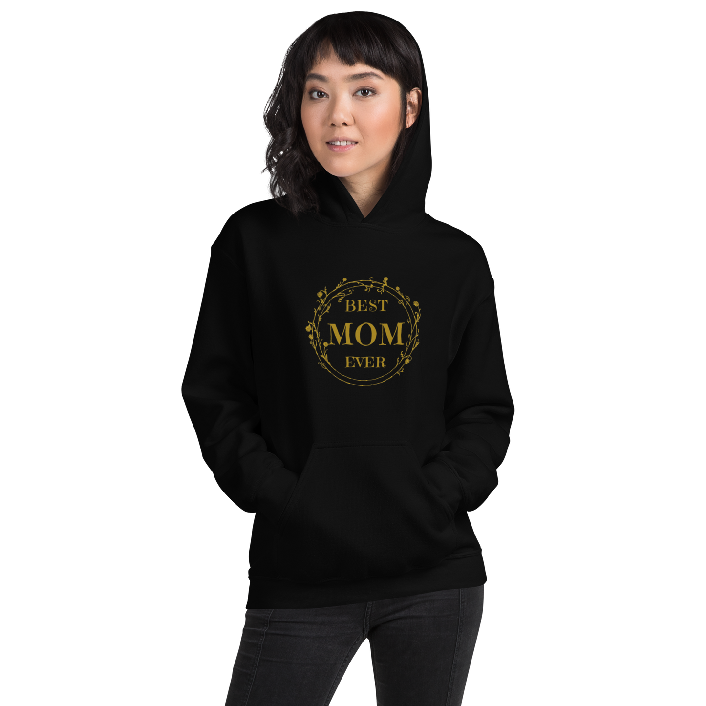 Golden Best Mom Ever Unisex Hoodie