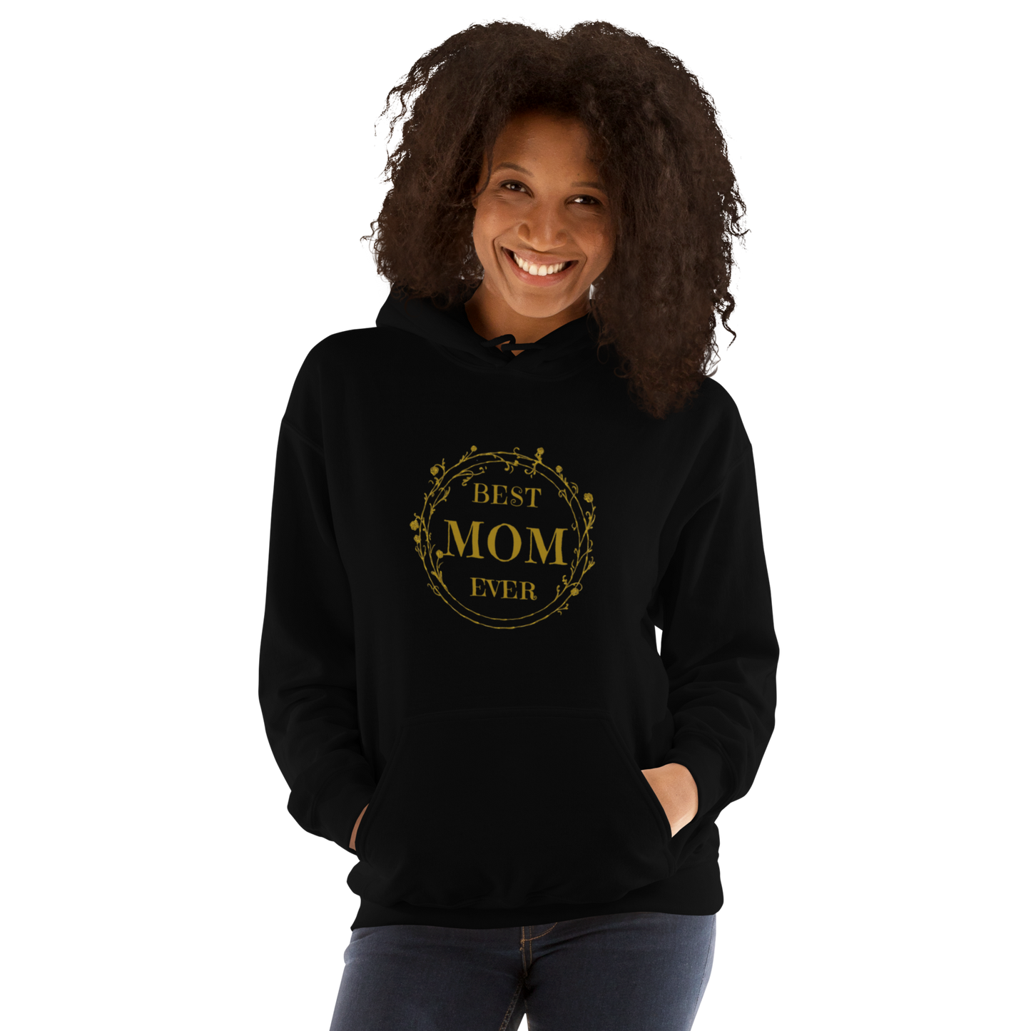 Golden Best Mom Ever Unisex Hoodie