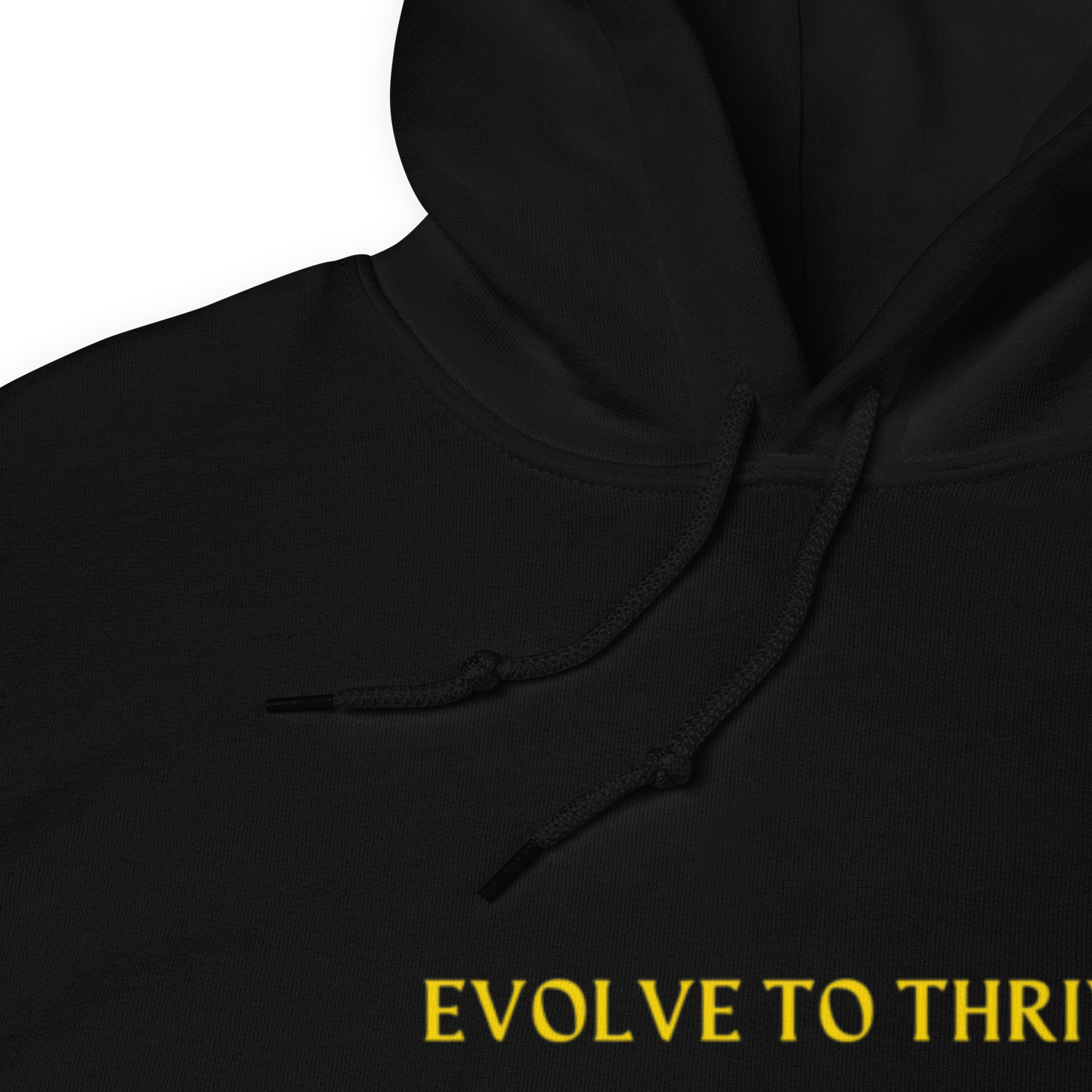 Evolve To Thrive Black Unisex Hoodie