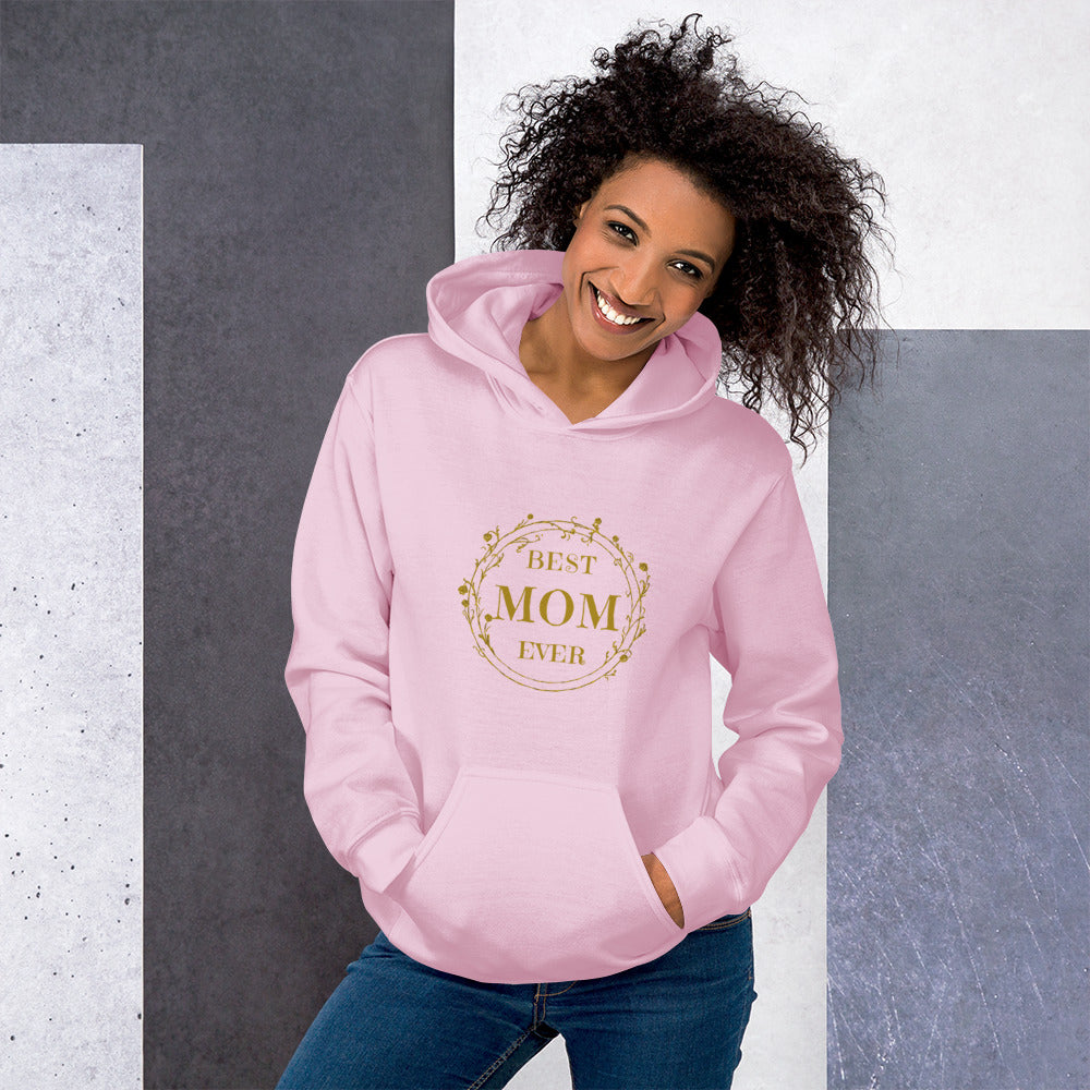 Golden Best Mom Ever Unisex Hoodie