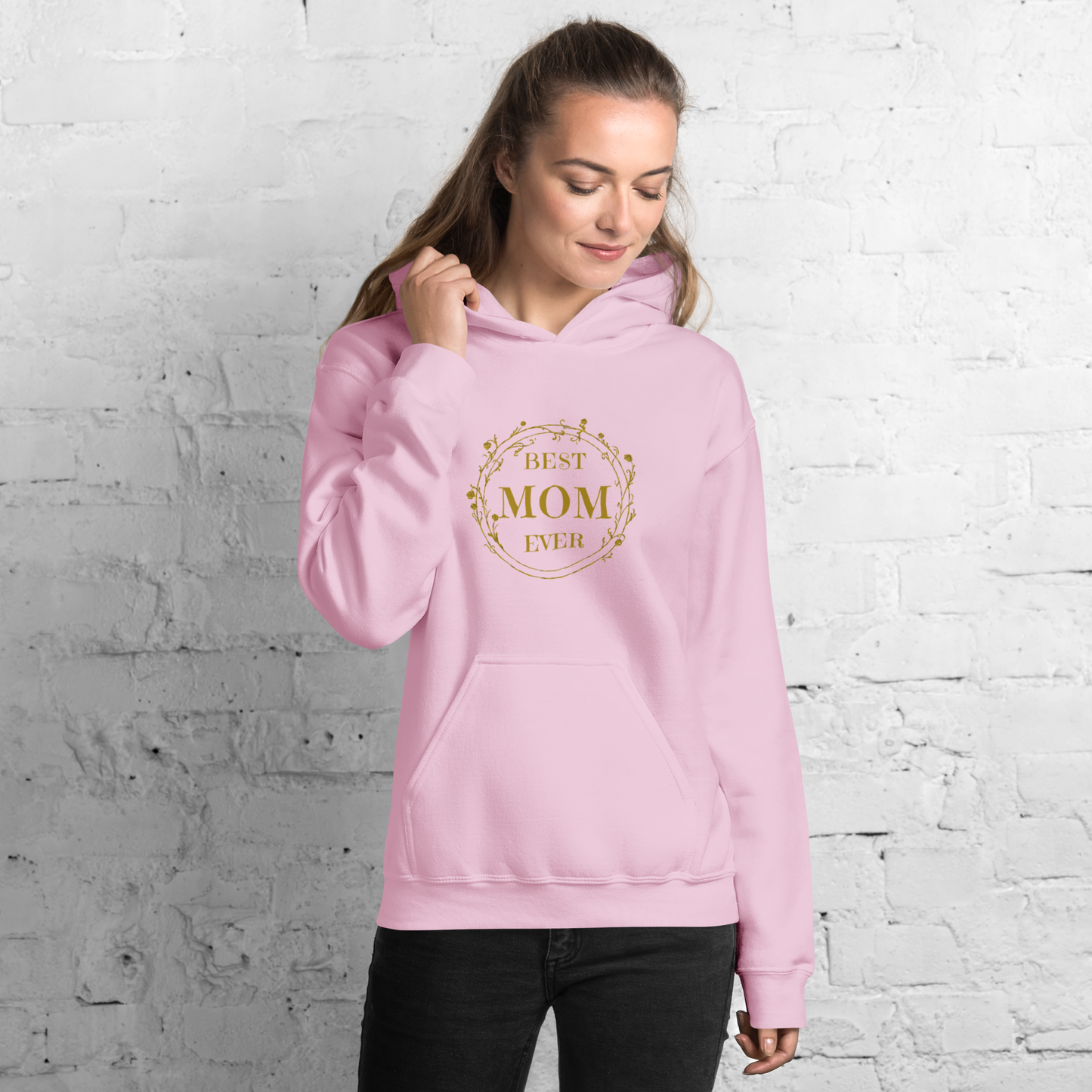 Golden Best Mom Ever Unisex Hoodie