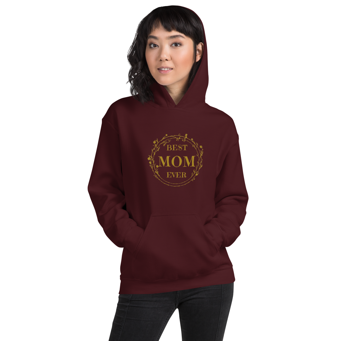 Golden Best Mom Ever Unisex Hoodie