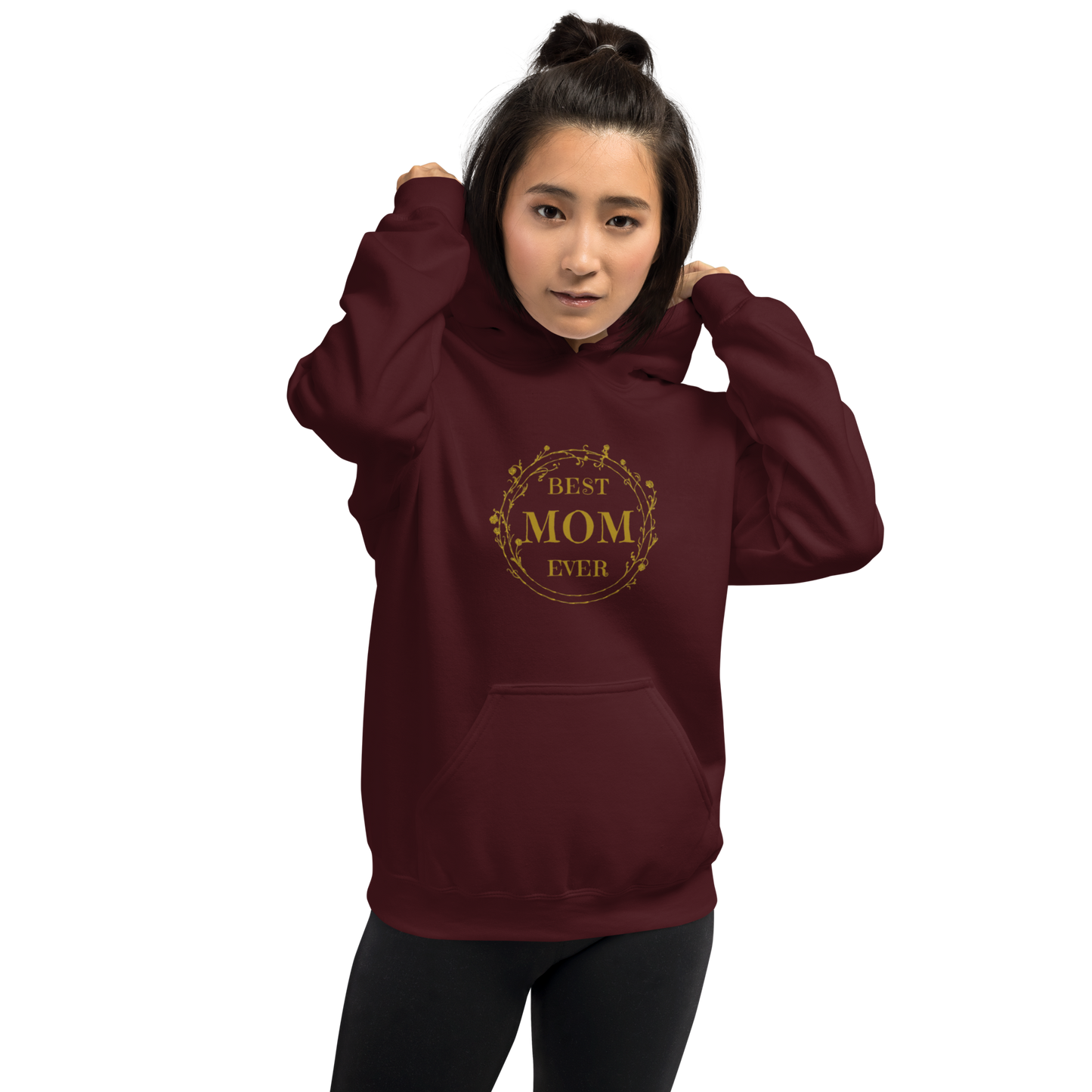 Golden Best Mom Ever Unisex Hoodie