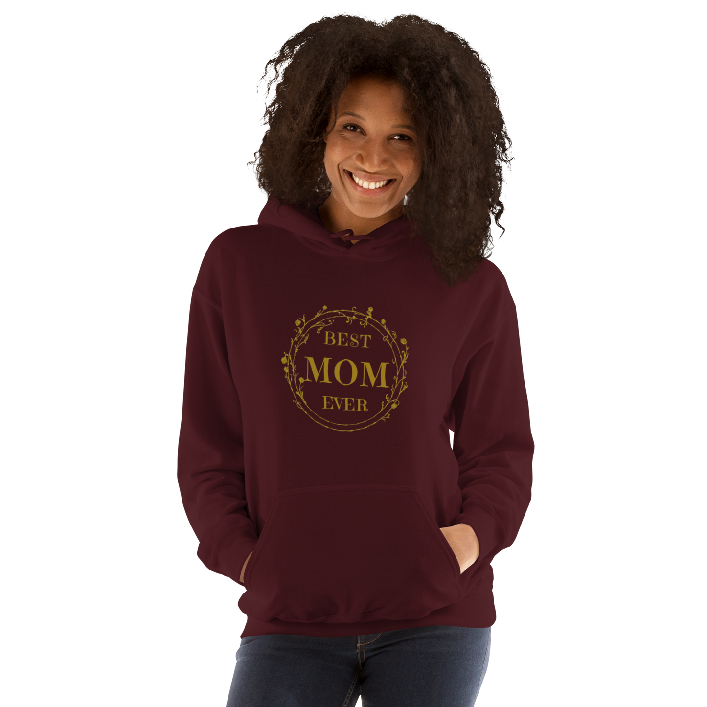 Golden Best Mom Ever Unisex Hoodie