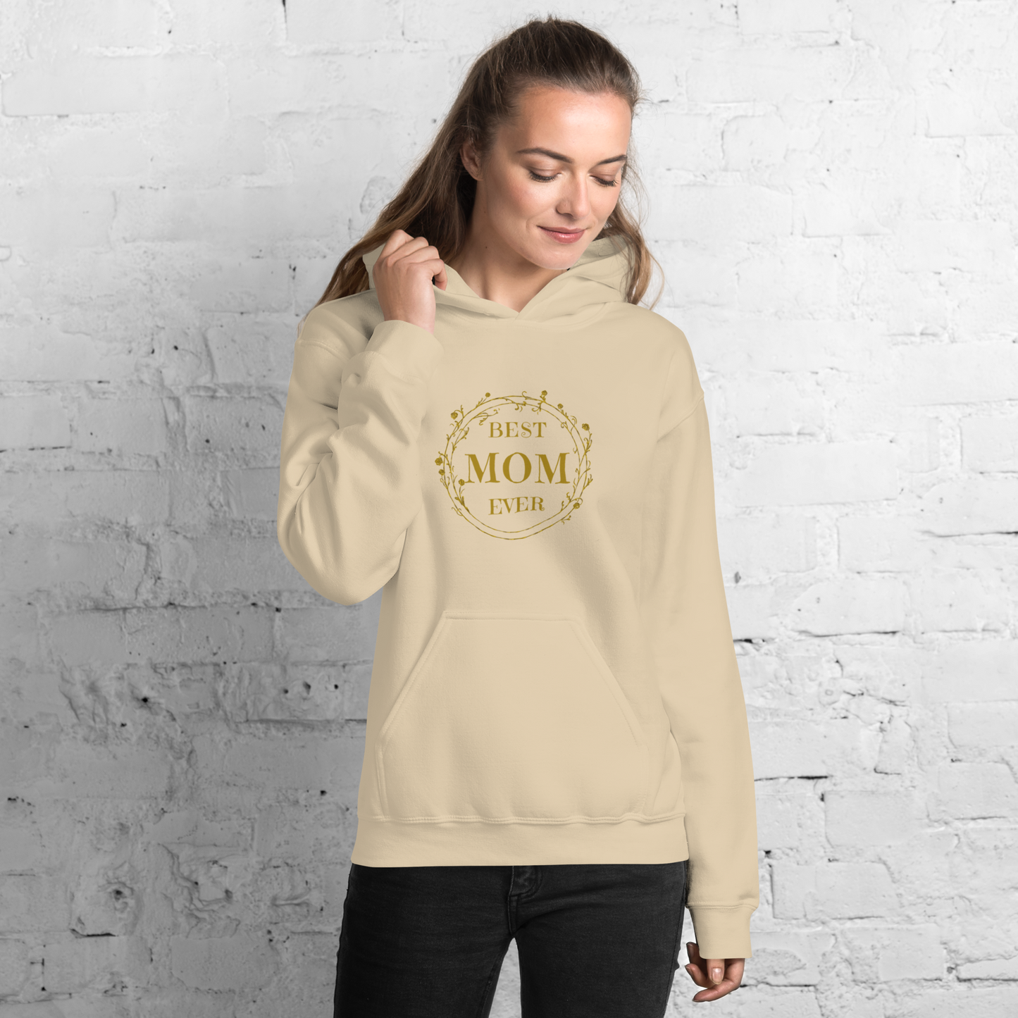 Golden Best Mom Ever Unisex Hoodie