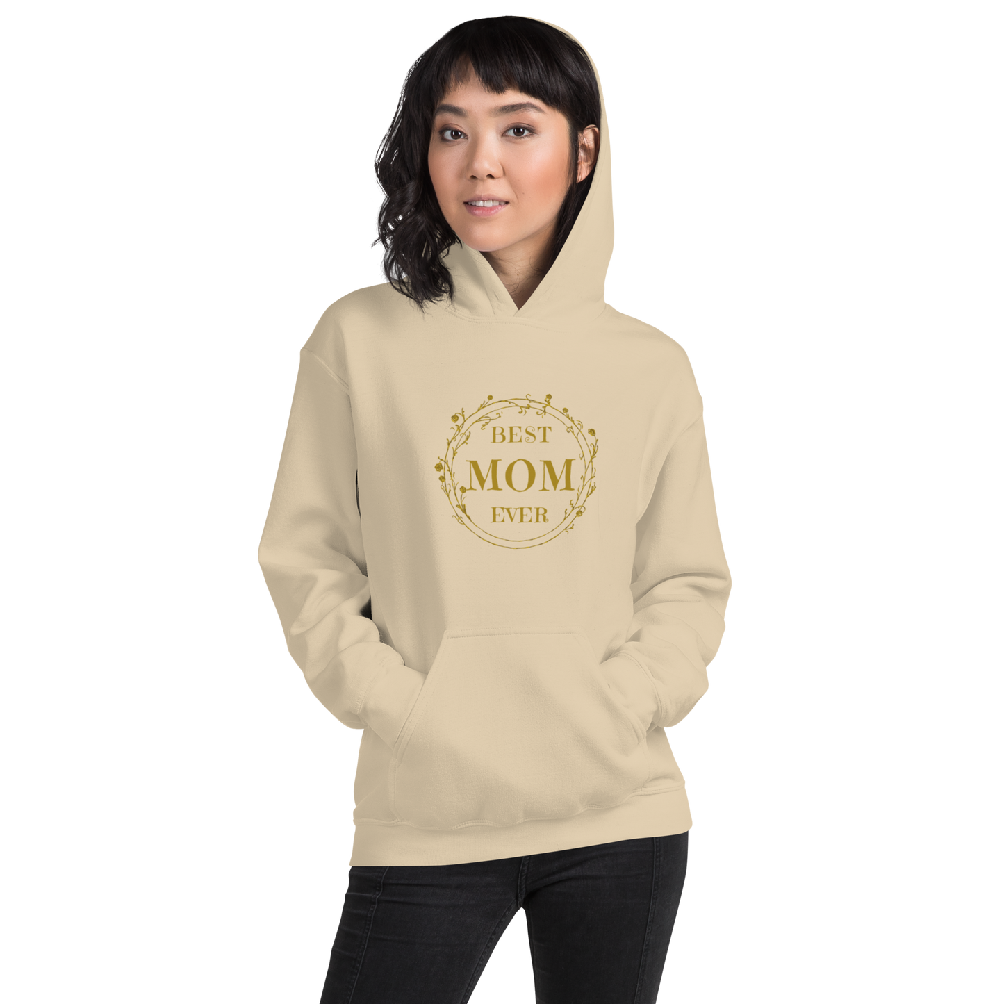 Golden Best Mom Ever Unisex Hoodie