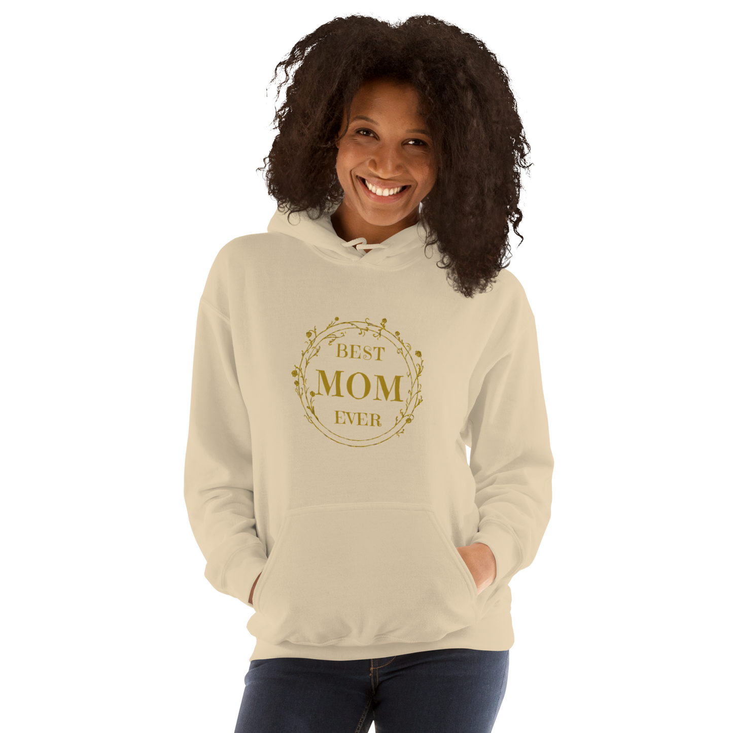 Golden Best Mom Ever Unisex Hoodie