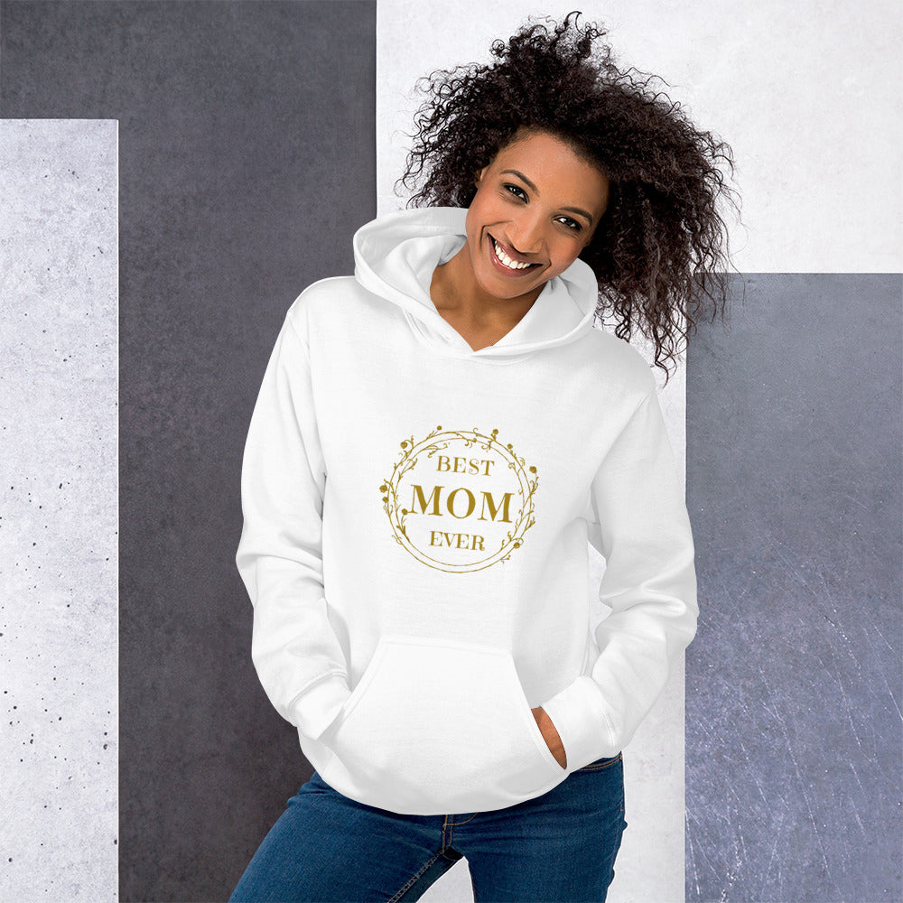 Golden Best Mom Ever Unisex Hoodie